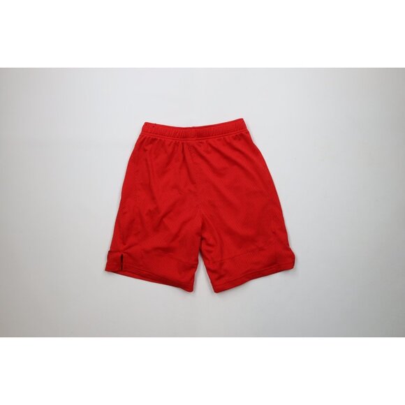 Vintage Y2K Nike Mens Small Travis Scott Mini Swoosh Above Knee Mesh Shorts Red - Picture 10 of 13
